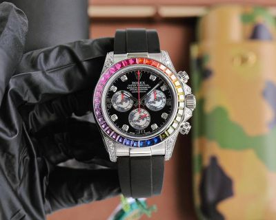 ROLEX Daytona Dandong 7750 Movement 40*12.5MM Silver Case Watch